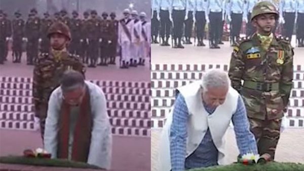 স্মৃতিসৌধে রাষ্ট্রপতি ও প্রধান উপদেষ্টার শ্রদ্ধা